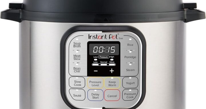 Instant Pot Duo 7-in-1 Mini Electric Pressure Cooker, Slow Rice Cooker, Steamer, Sauté, Yogurt Maker, Warmer & Sterilizer, Includes Free App with over 1900 Recipes, Stainless Steel, 3 Quart
